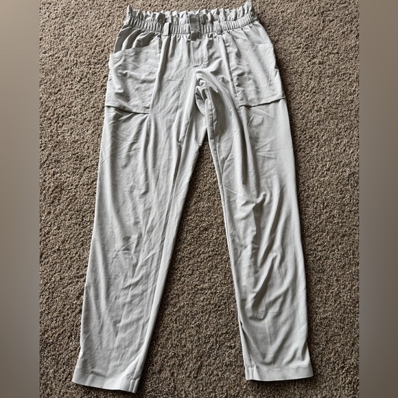 Athleta Lightweight Trouser Jogger Size 10T Light Gray - Picture 1 of 4